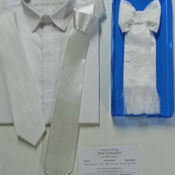 Set de Comunión para Varón (Camisa + Corbata + Brazal)