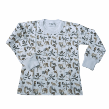 Camiseta Interlock Estampada Animalitos