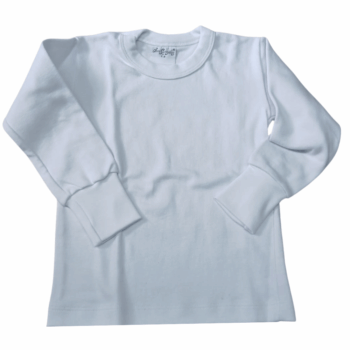 Camiseta Interlock 100% Algodón Blanca