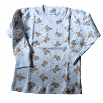 Camiseta Interlock Estampada Ositos