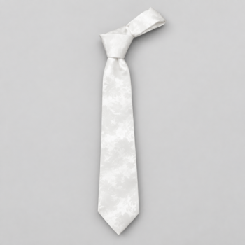 Corbata Piel de Ángel Blanca