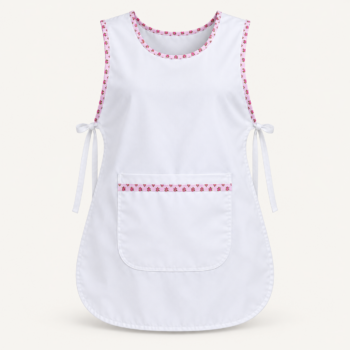 Poncho docente con vivos estilo vintage
