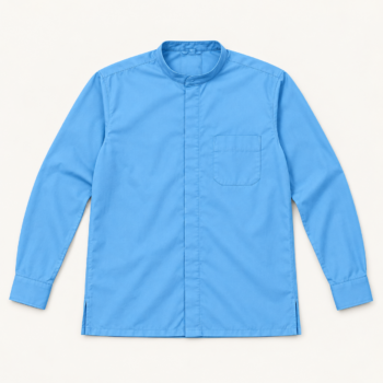 Camisa clerical manga larga