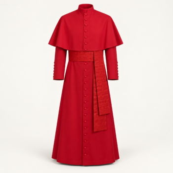 Sotana para cardenal con esclavina