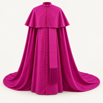 Capa magna para obispo o cardenal