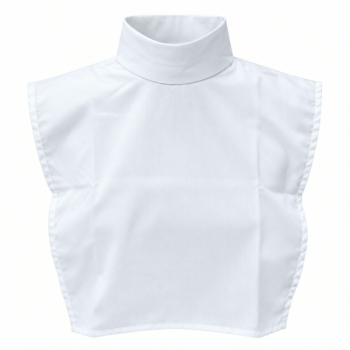 Pechera religiosa de batista con cuello doble