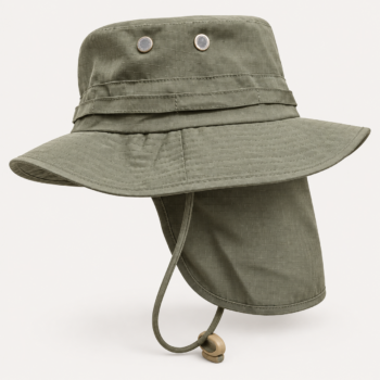 Sombrero Rip Stop con tapanuca beige