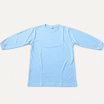 Camiseta térmica interlock 100% algodón manga larga