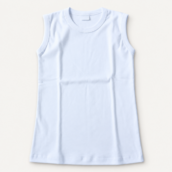 Camiseta térmica interlock 100% algodón sin mangas