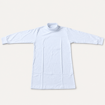 Camiseta térmica interlock 100% algodón manga larga cuello media polera