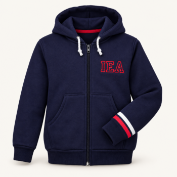 Campera IEA con capucha y cierre